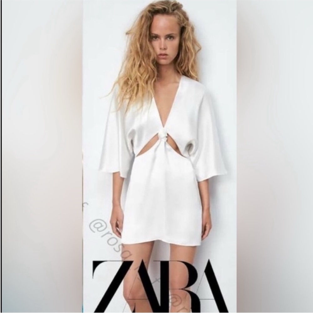 Zara Satin Mini Dress